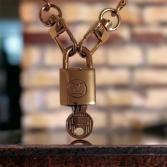 Vintage Louis Vuitton #219 & #217 lock and key on unbranded necklace $125 each - Picture 3 of 4